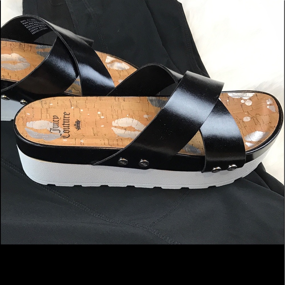Juicy Couture platform sandals