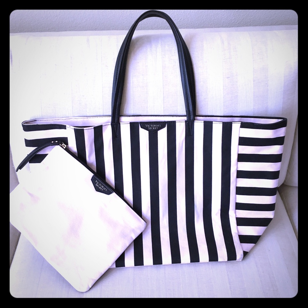 Victoria's Secret Lg Tote and Sm Zipper Pouch