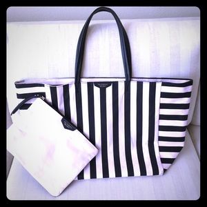 Victoria's Secret Lg Tote and Sm Zipper Pouch