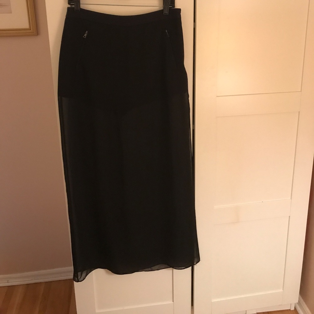 BCBG Maxazria Sheer Skourt