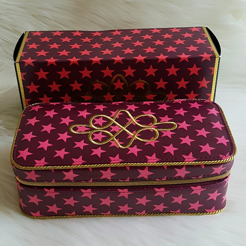 M.a.c Nutcracker Sweet Plum Cosmetic Bag *New*