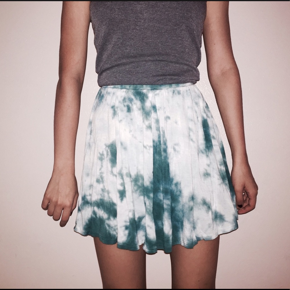 NWOT Wurl Tie-Dye Circle Skirt