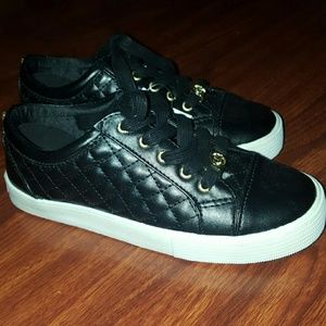 Michael Kors Girls Black Sneaker Shoes - Size 1