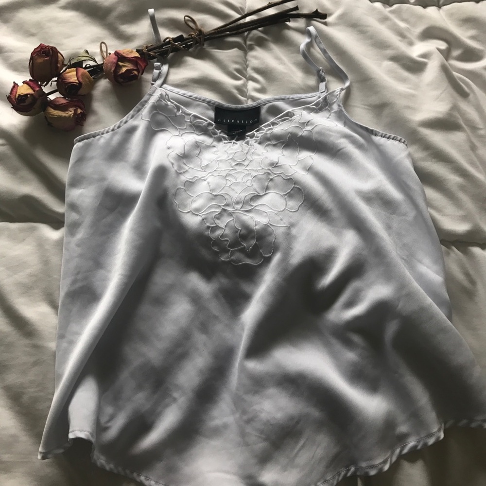 Adorable white tank from pacsun