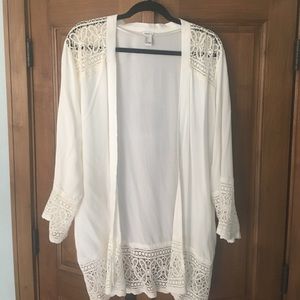 Forever 21 white kimono