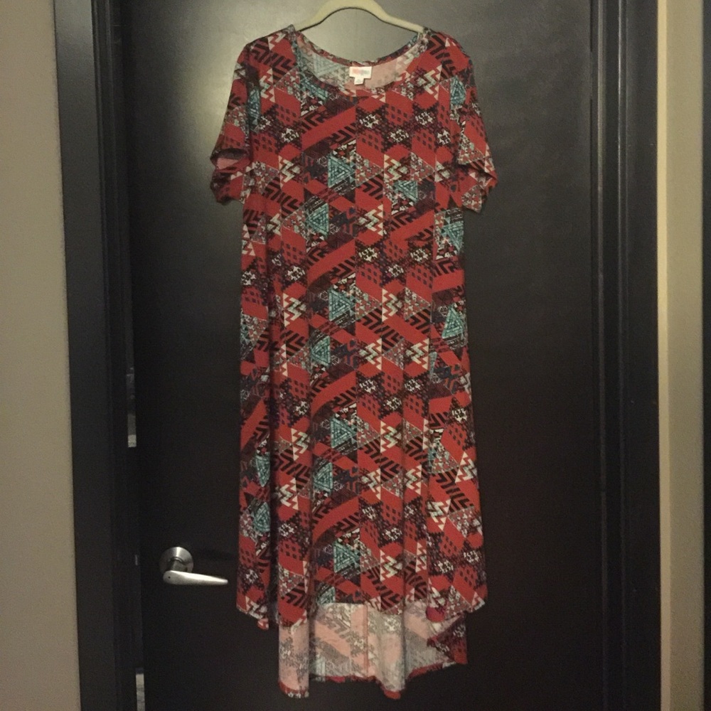 LulaRoe Carly printed dress