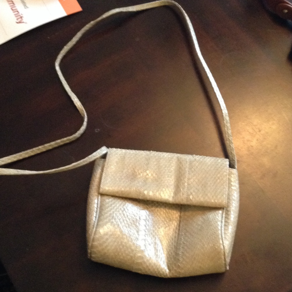 Real snakeskin purse
