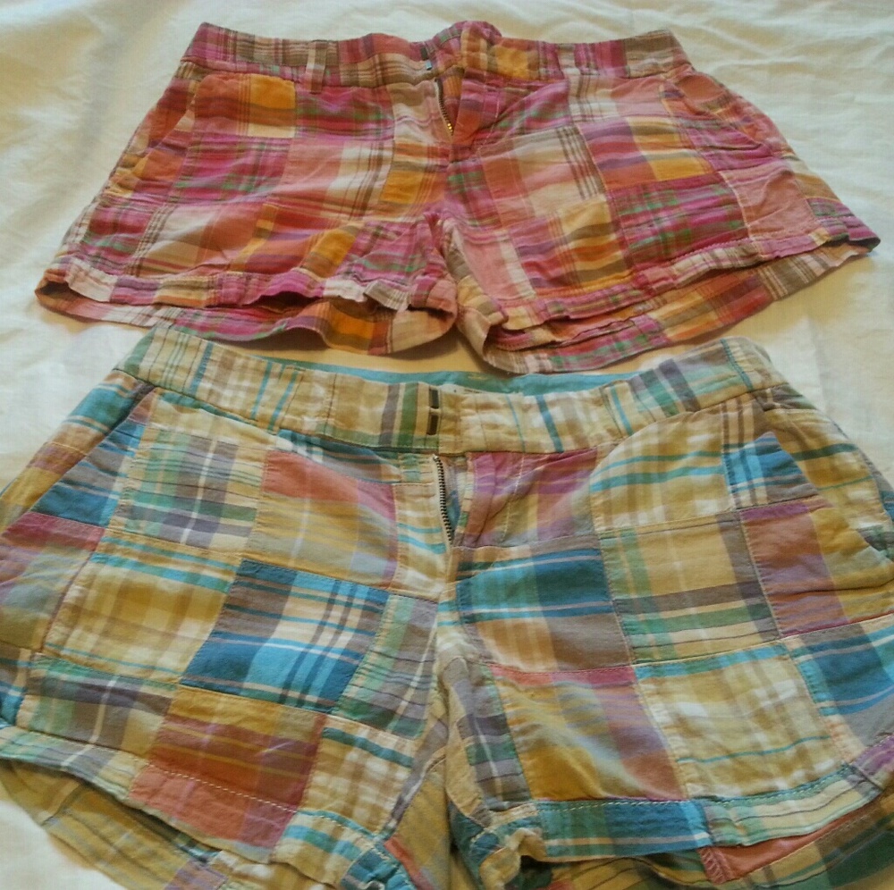 Ann Taylor Loft Plaid Shorts