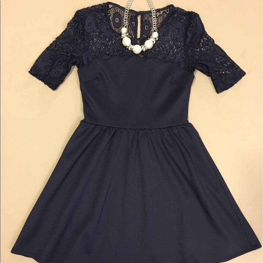 Navy Blue Dress