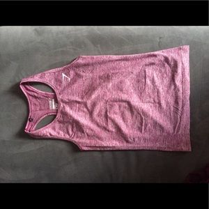 Gymshark mauve seamless tank top