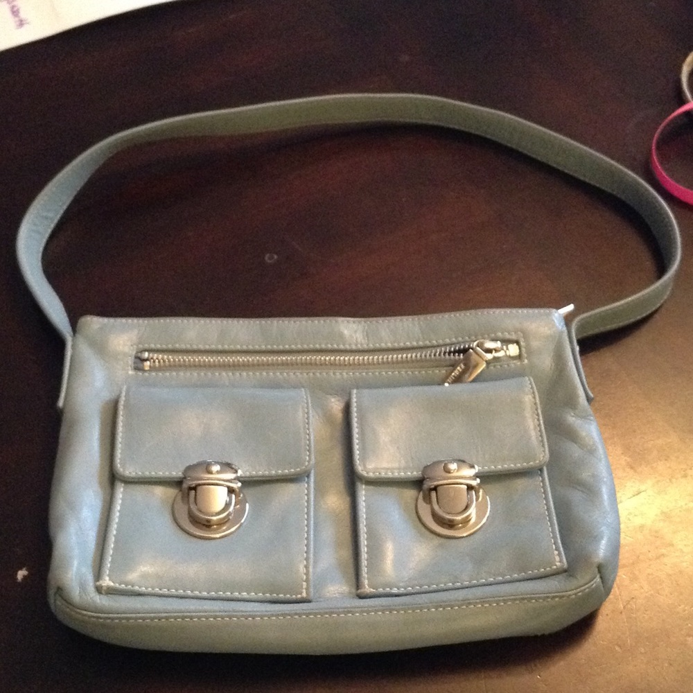 Blue Perlina purse