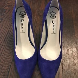 jeffery campbell blue dulce heel like new