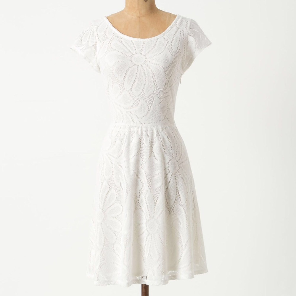 Anthropologie Deletta Fluttering Flora Dress