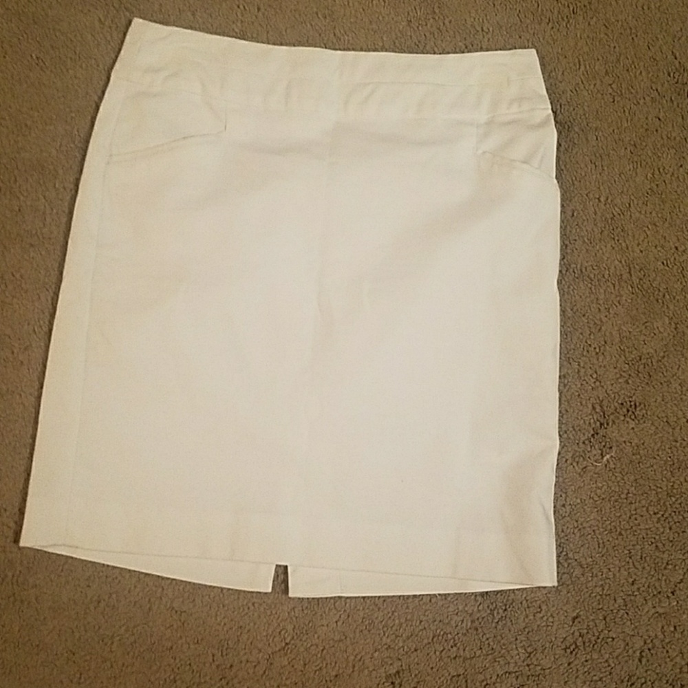 White skirt