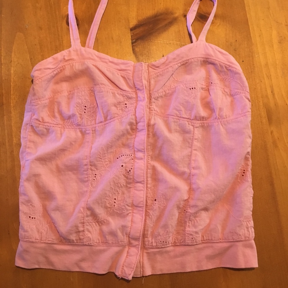 Hard tail pink tank top