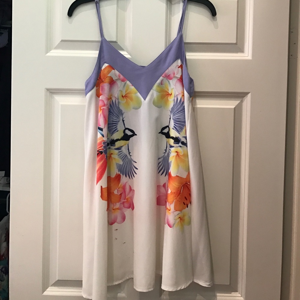 Beautiful Tropical Print Dress