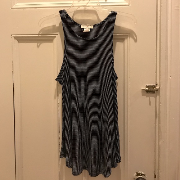 love, Fire | Tops | Navy And White Striped Racerback Swing Top | Poshmark