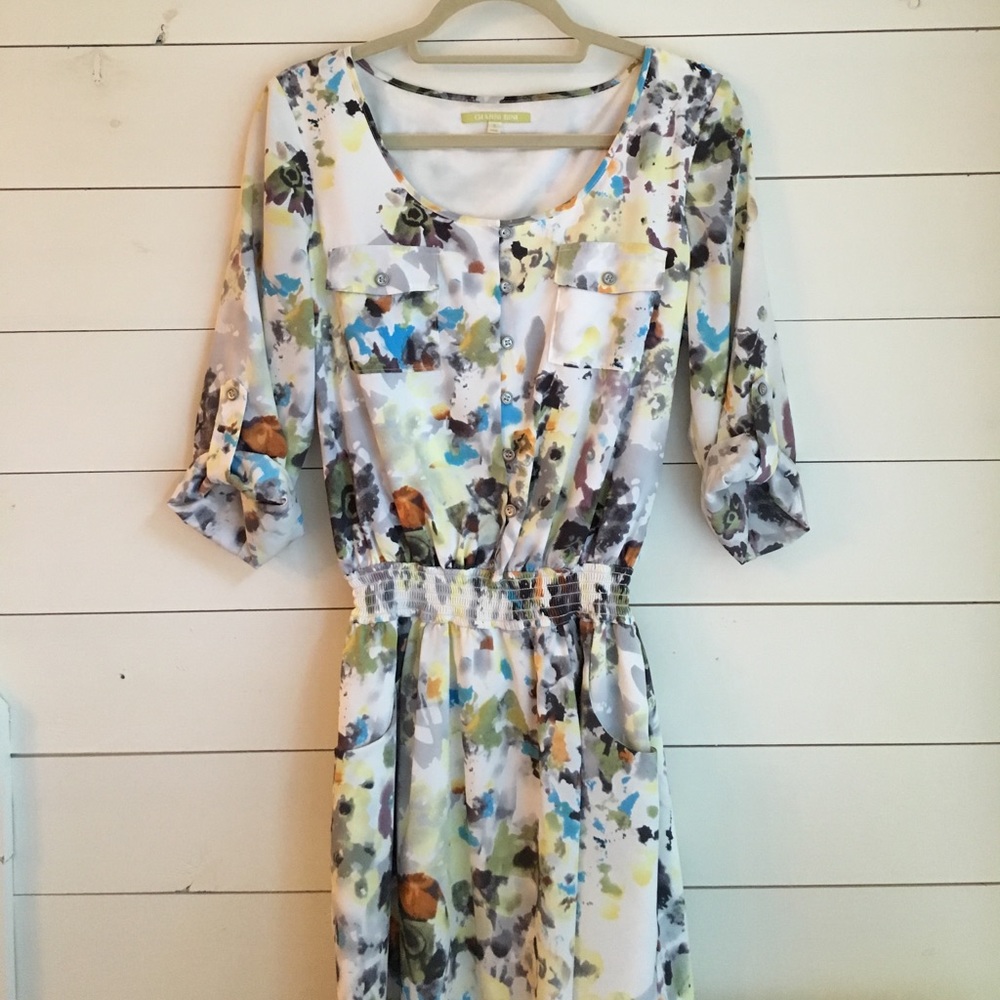 Gianni Bini Watercolor Dress