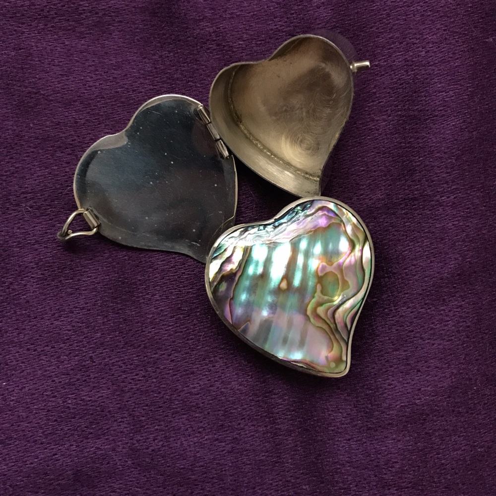 Handmade Abalone Shell Mini Jewelry Box