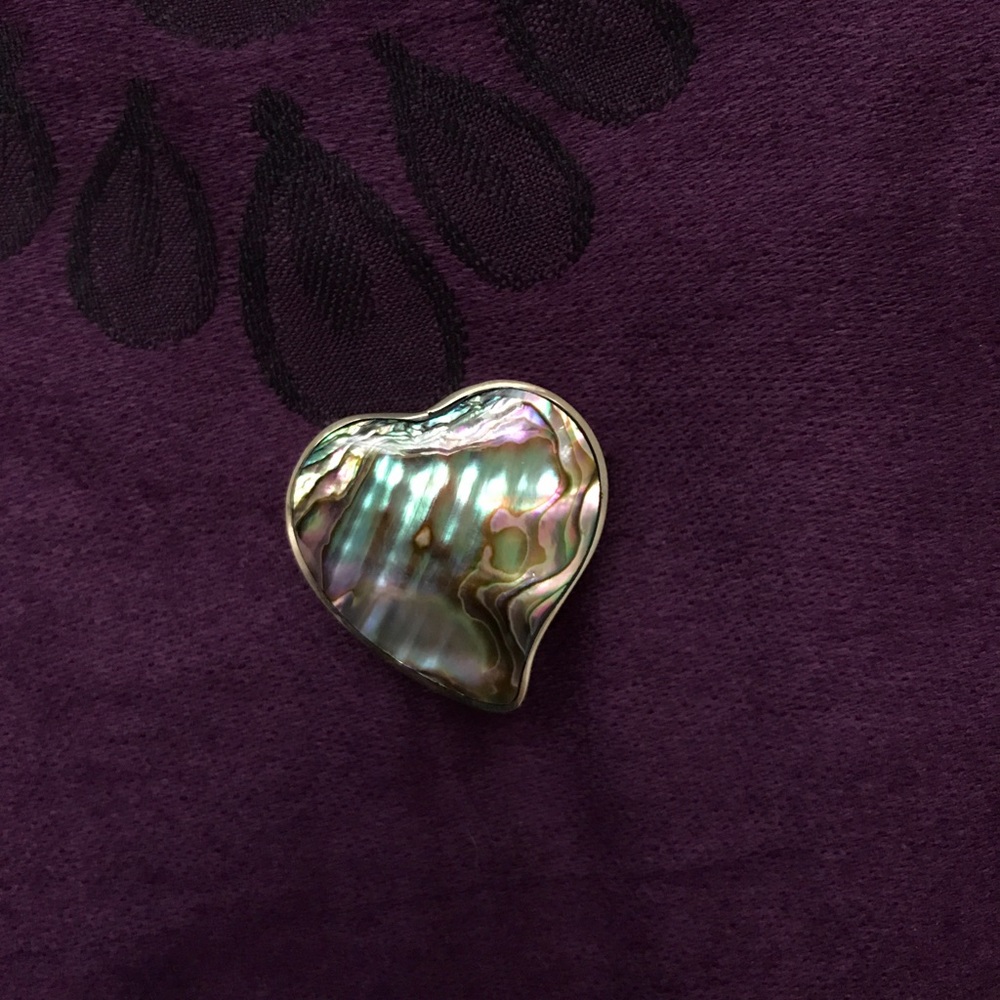 Handmade Abalone Shell Mini Jewelry Box - Picture 2 of 4