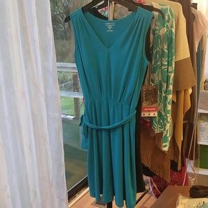 NWT ExOfficio sz M Teal Dress - Great for Travel!