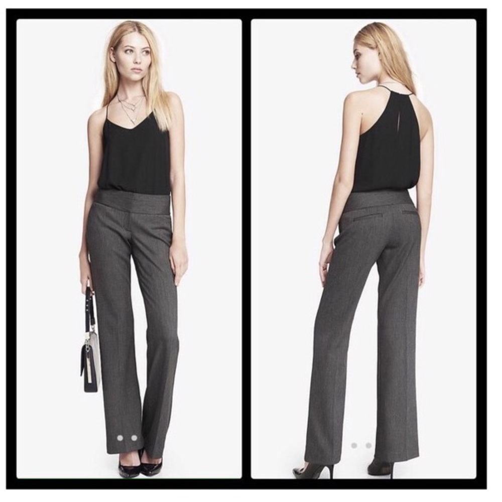 Express Editor work pants dark grey size 0 Short