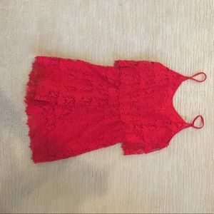 Red Francesca's romper - never been worn