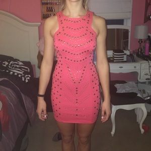 NWOT Jeweled Mini Dress