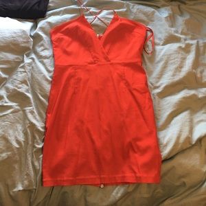 Red bodycon dress