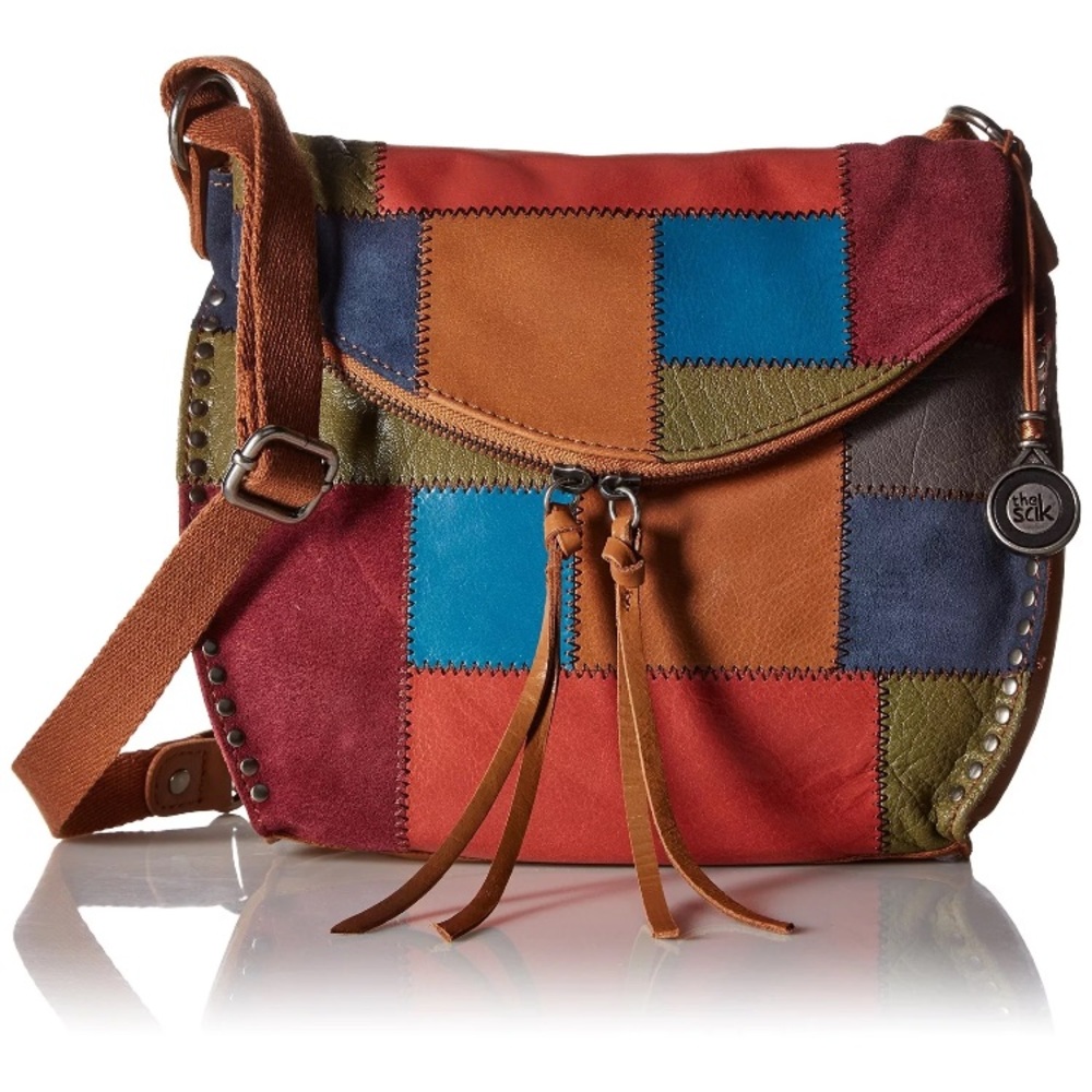 The Sak Silverlake Cross-body Satchel Multi Patch