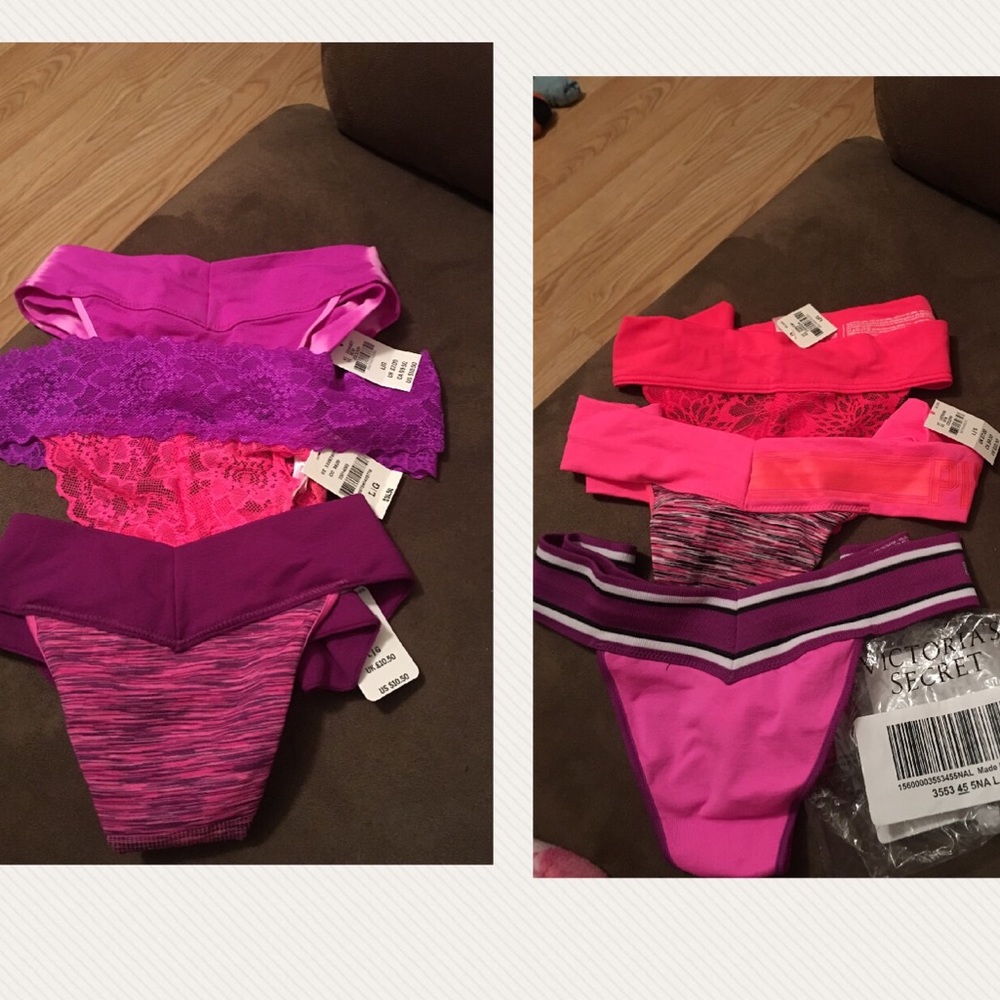 SIX NWT Victoria's Secret PINK Panties