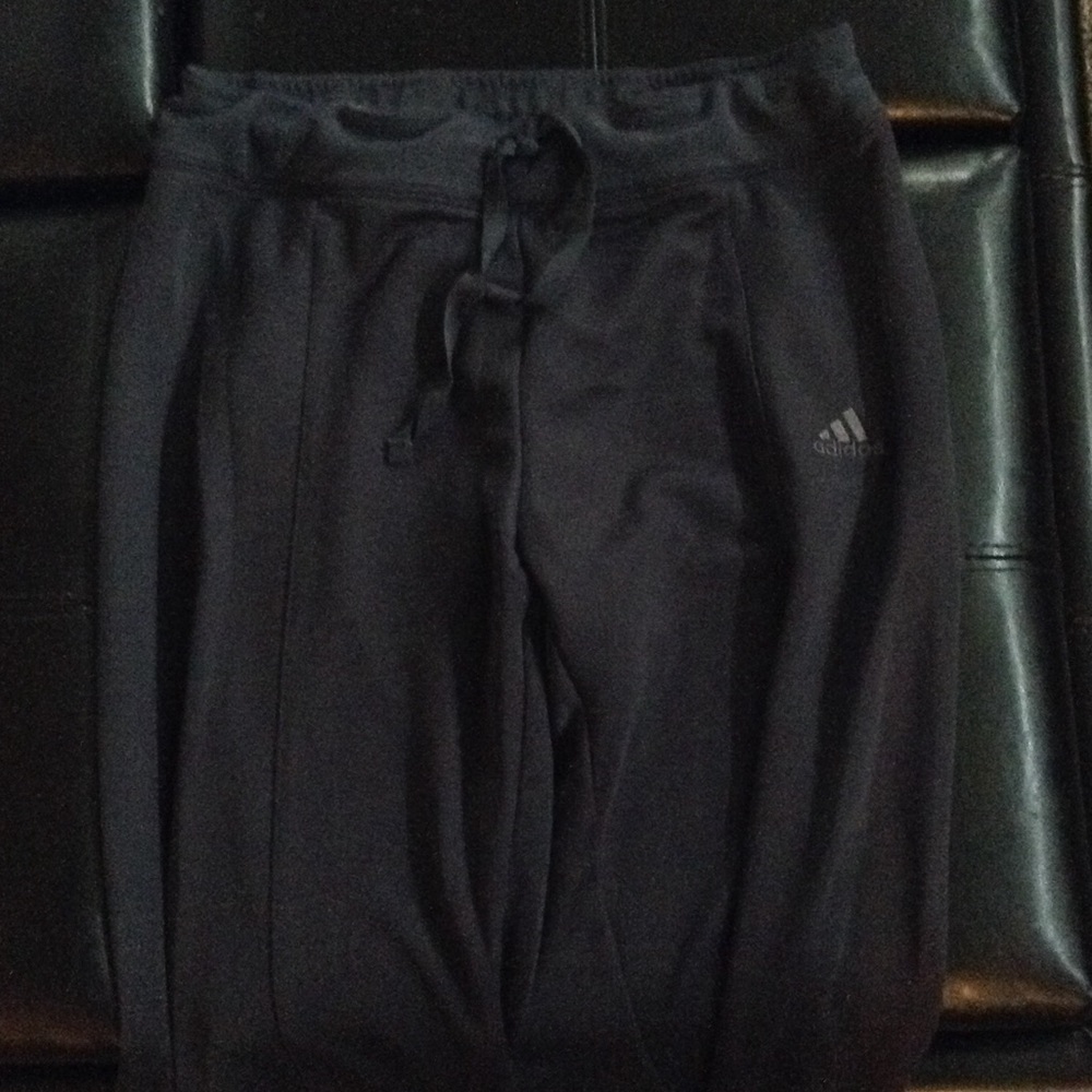 Navy adidas sweatpants