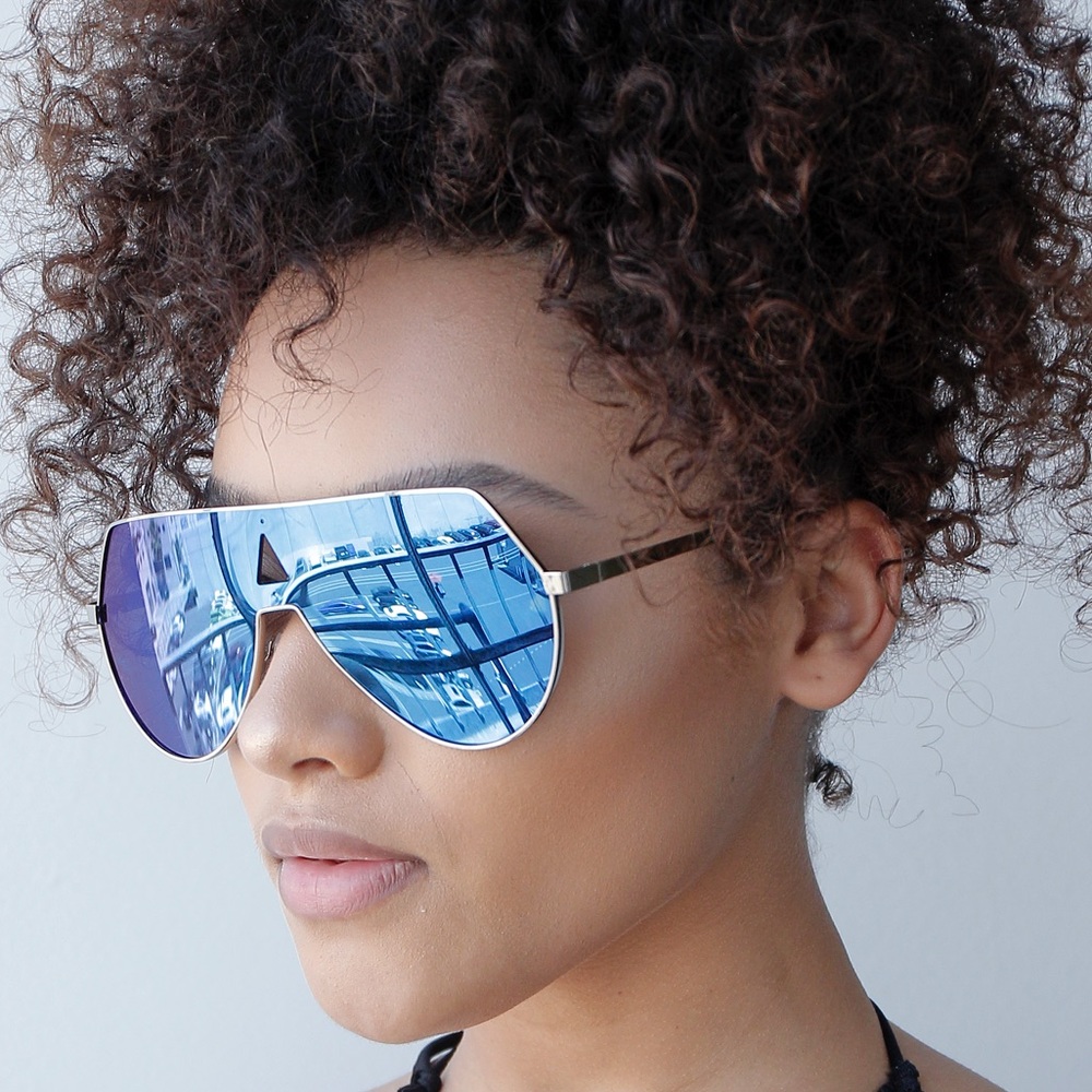 BLUE over the edge sunglasses 😎