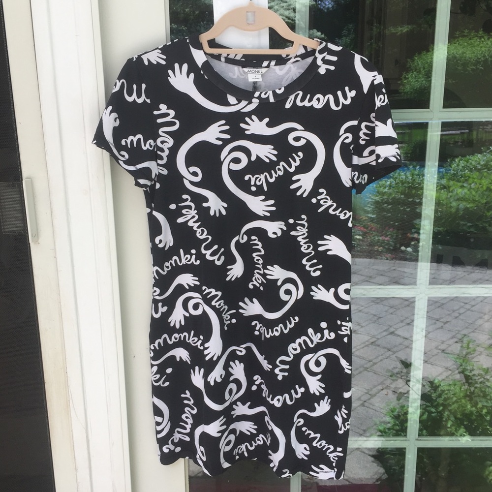 Patterned Monki Tshirt Dress