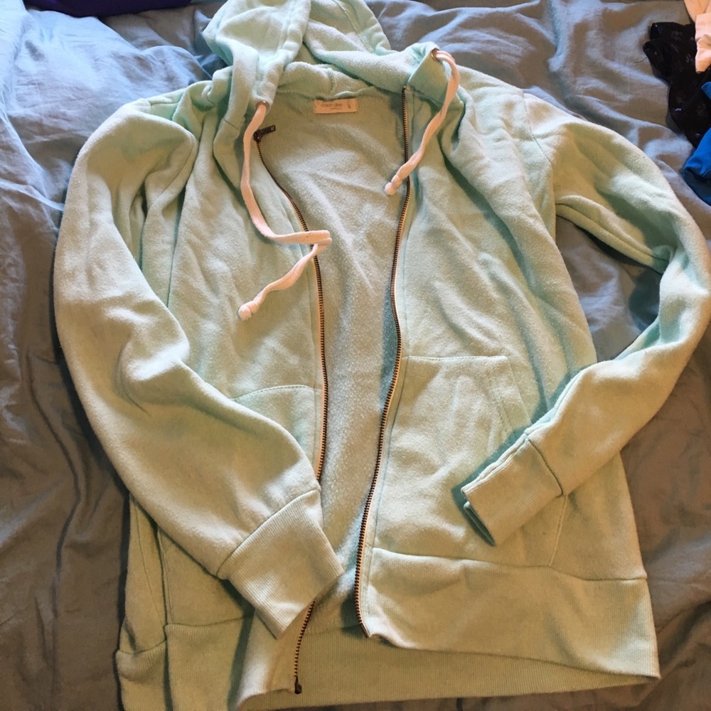Light zip-up hoodie