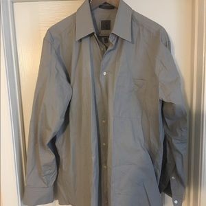 Large Calvin Klein gray dress shirt