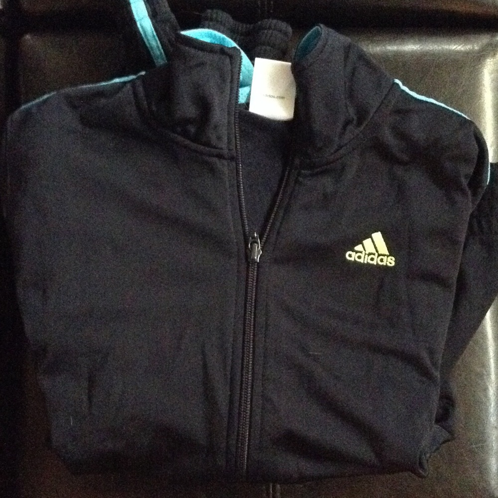 Adidas black zip up