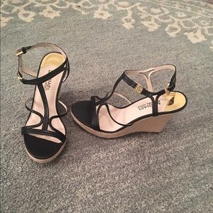 Michael by Michael Kors black wedge heels🌺