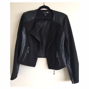 Black motorcycle jacket