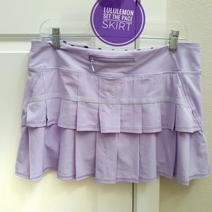 Lululemon Set The Pace Skirt