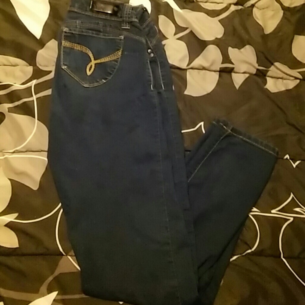 High waist skinny jeans