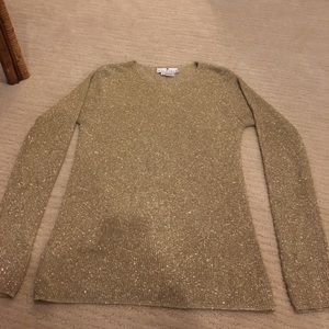 Gold sparkly sweater