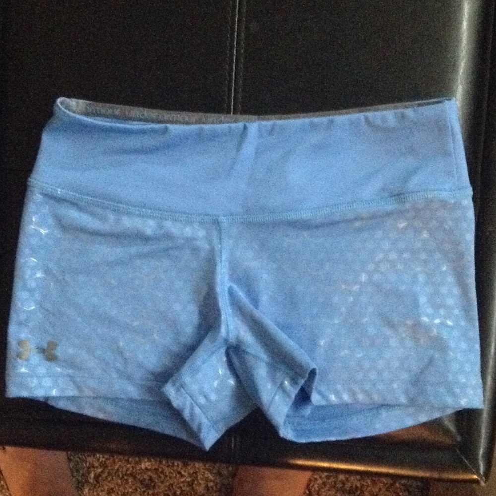 Light blue under armor spandex