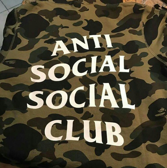 Bape X Anti Social hoodie - Picture 2 of 2