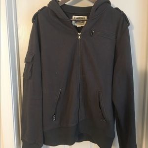 Converse one star gray hoodie