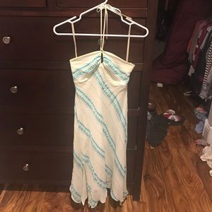 Strapless Express Silk Dress