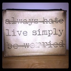 Oversized clutch from Zara