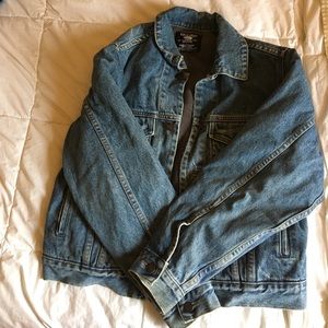 Vintage fleece lined jean jacket