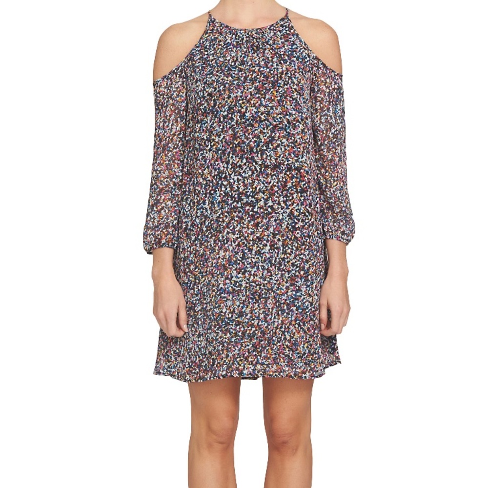 1. State cold shoulder dress