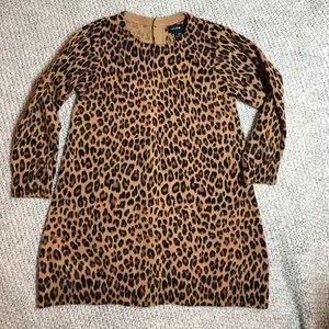 BabyGap leopard print sweater dress